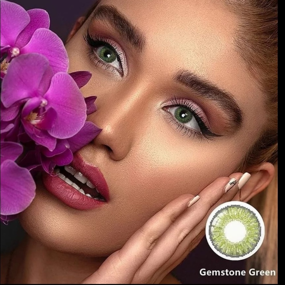 Lenses Genstone green NWT free case - Picture 8 of 11